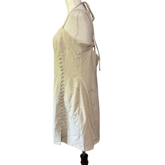 JONATHAN SIMKHAI Women's Eilish Mini Dress Size 12 In Biscotti - Picture 5 of 16